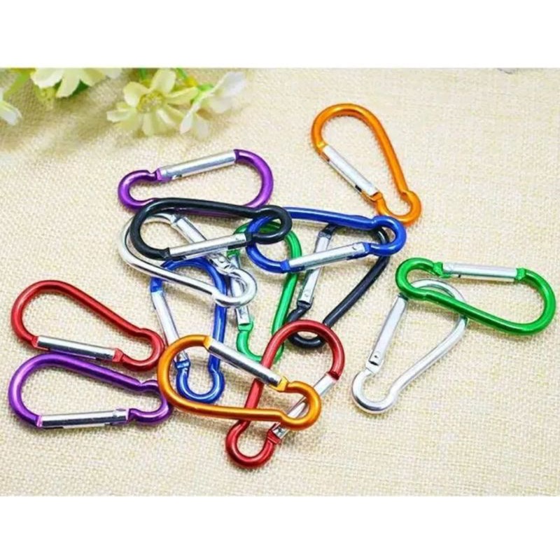 Pengait Kunci Carabiner Aluminium Alloy - Gantungan Mainan Kunci Serbaguna