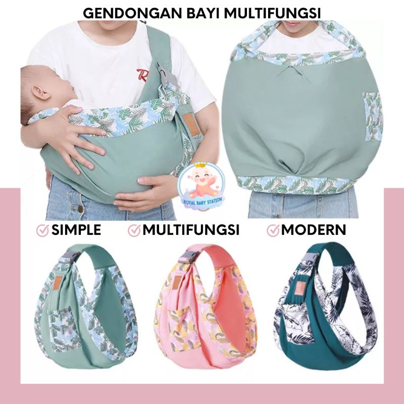 Gendongan Bayi Samping Multifungsi Simple Premium