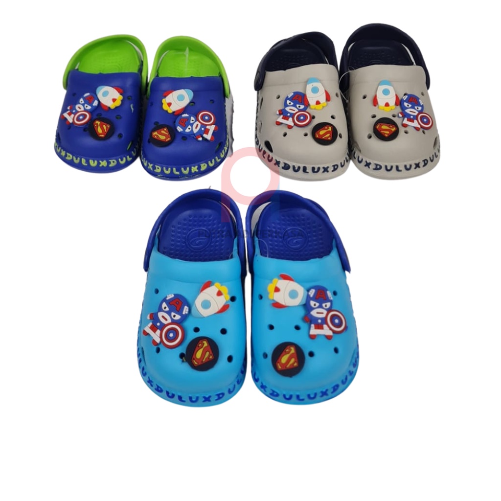 Sepatu Sandal Baim Anak Dua Warna Kekinian Lucu dan Imut DULUX 358E NW