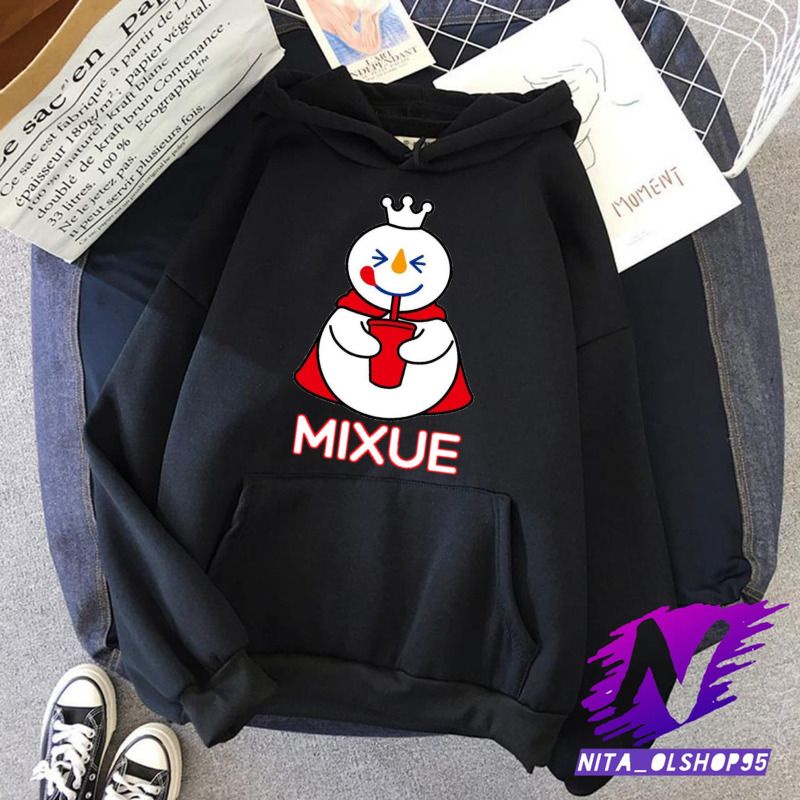 hoodie mixue sweater anak mixue lucu karakter