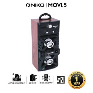 Niko Speaker Active with Bluetooth 25Watt MOBI / MOVI 4 /MOVI 5 - MURAH