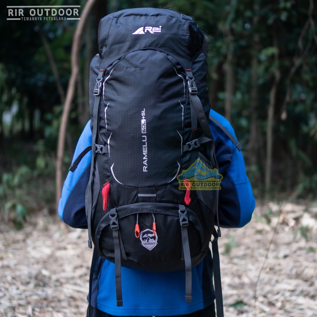 TAS RANSEL GUNUNG DAN CARRIER Arei  Ramelu 60+5L