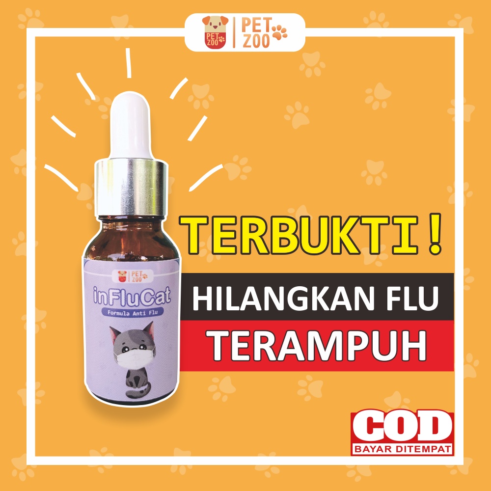 INFLUCAT Obat Flu Kucing Ampuh Obat Pilek Kucing Obat Demam Kucing Doxycat Obat Flucat Coldy Cat Flumax Kucing Obat Bersin Kucing Flu Cat Obat Demam Kucing Obat Batuk Flu Kucing Obat Flue Kucing Stop Flu Antibiotik Flu Kucing