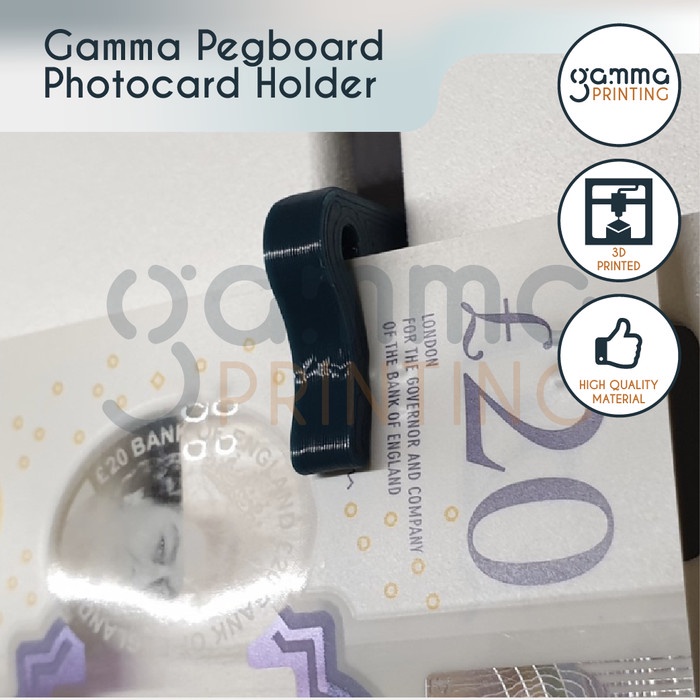 Pegboard Photo Clip / Paper Clip Photo Card Holder Gamma Pegboard