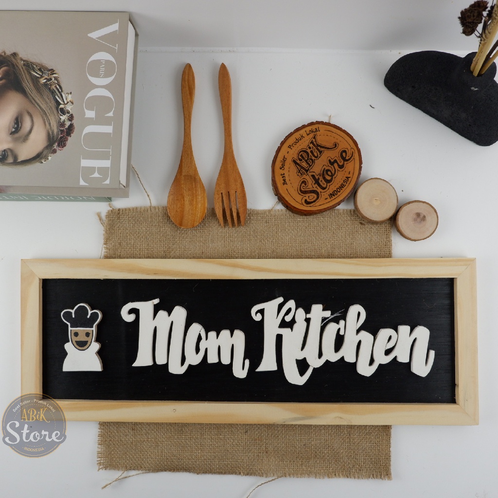 Hiasan Dinding KITCHEN - Pajangan walldecor hiasan timbul - Abik Store