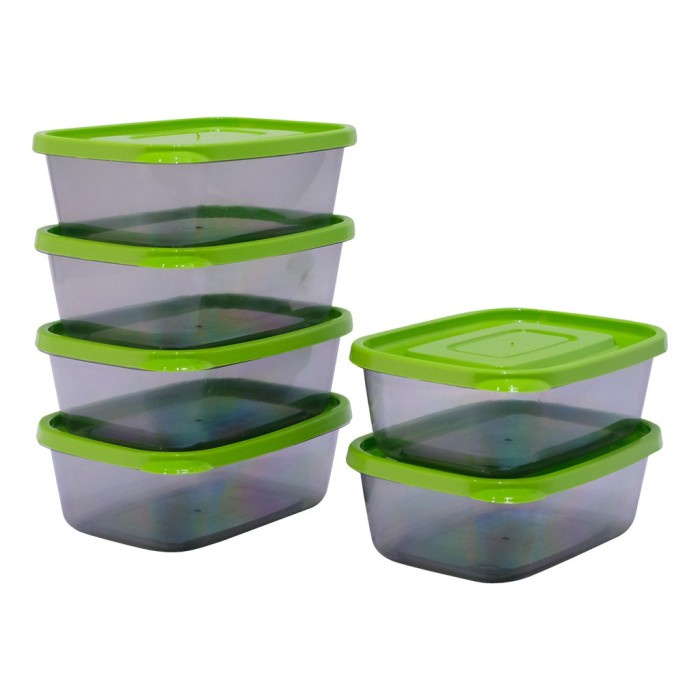 Calista Furano Smoke 6K / Toples Plastik Kotak / Wadah Plastik Makanan