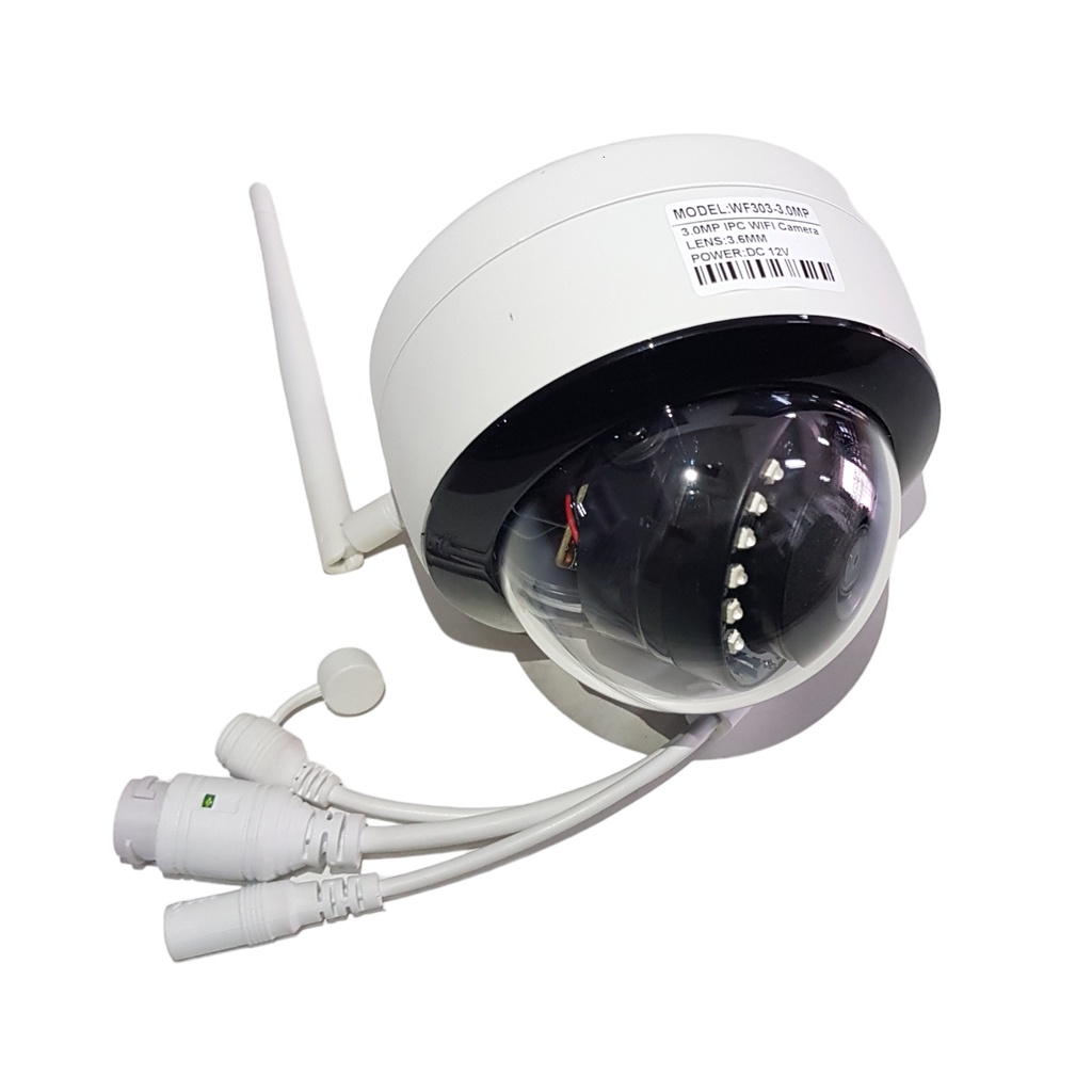 IP Camera / IPCAM Dome ICSEE 3MP Vandalproof, Wifi, Mmc, Mic. Onvif