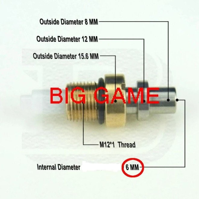 1 Set Import Afc Airforce Air Force Condor Pcp Valve Tophat Top Head