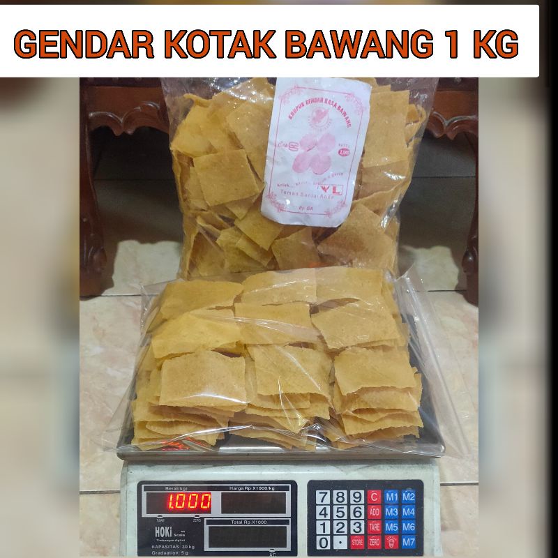 

Kerupuk Gendar Kotak Bawang 1 Kg