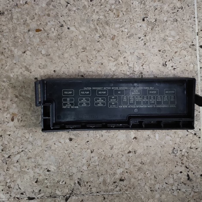 {BEKAS} tutup box sikring jeep cherokee XJ Berkualitas