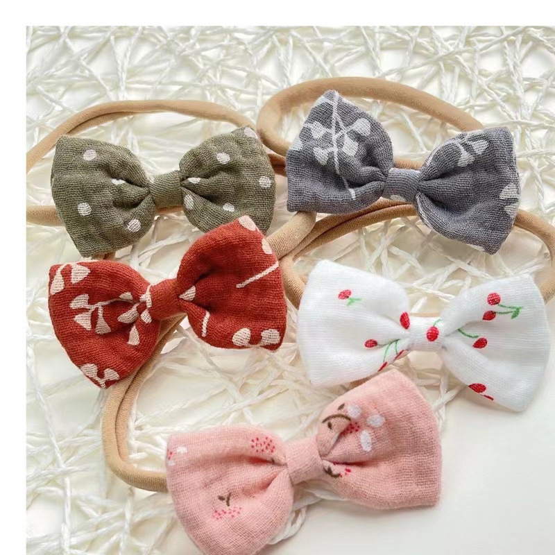 SEAMLESS POLKA DOT BOW SOFT NON-TRACE MOTIF POLKADOT FLORAL PATTERN PREMIUM BABY TODDLER SMALL RIBBON CUTE HEADBAND HAIRBAND BENDO BANDO BANDANA PITA ANAK BALITA BAYI COTTON NYLON LINEN LACE AKSESORIS RAMBUT WARNA SOLID POLOS PASTEL LEMBUT KOREA KOREAN