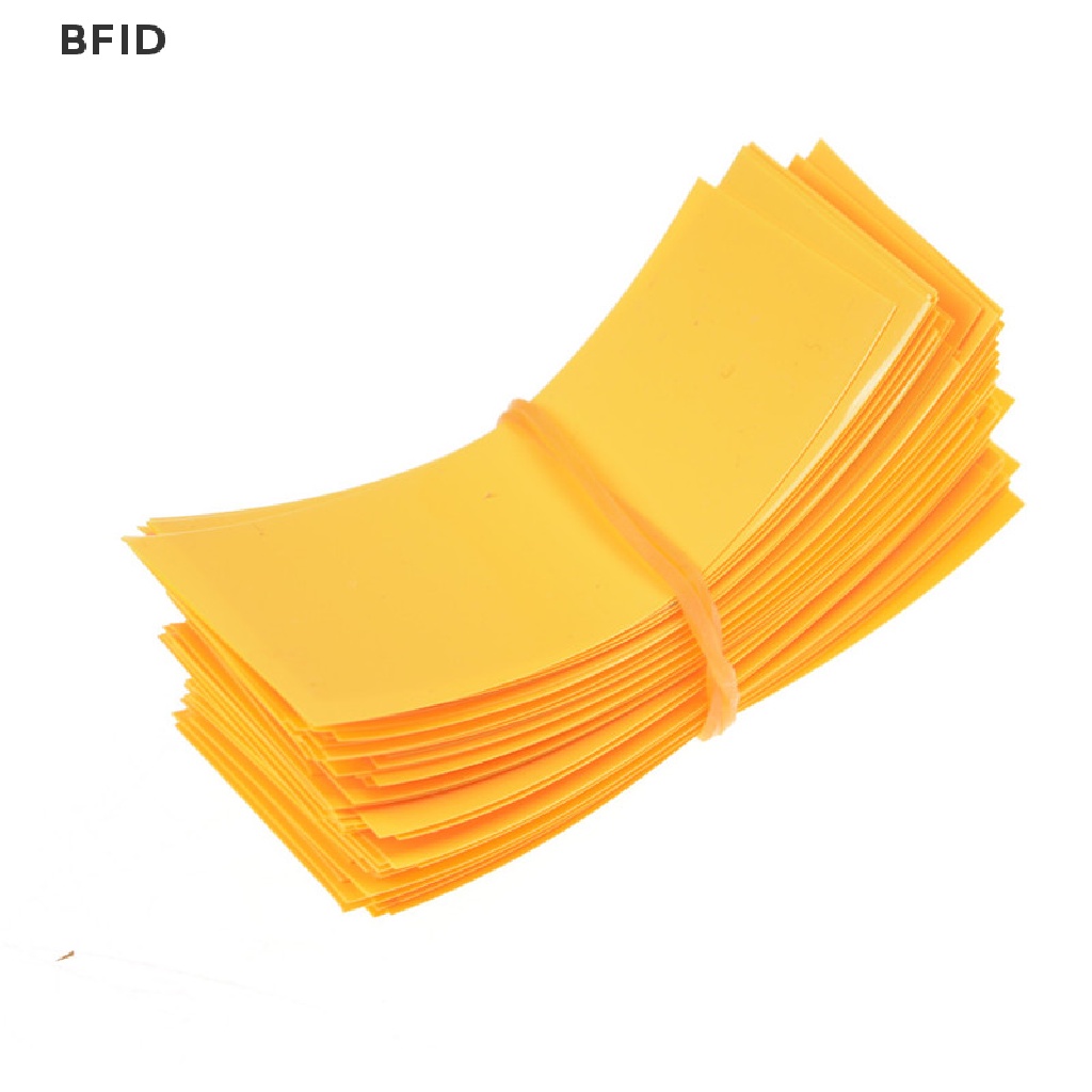 [BFID] 100pcs 18650bungkus PVC Heat Shrink Tubing Pre-cut Precut [ID]