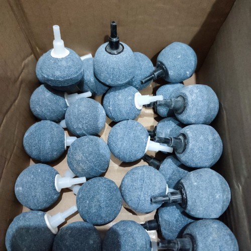 Batu Aerator Panjang Bulat / Airstone Gelembung Udara Aquarium
