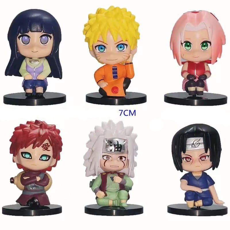 ACTION FIGURE NARUTO SHIPPUDEN 1set isi 6 / naruto / figure / anime figure