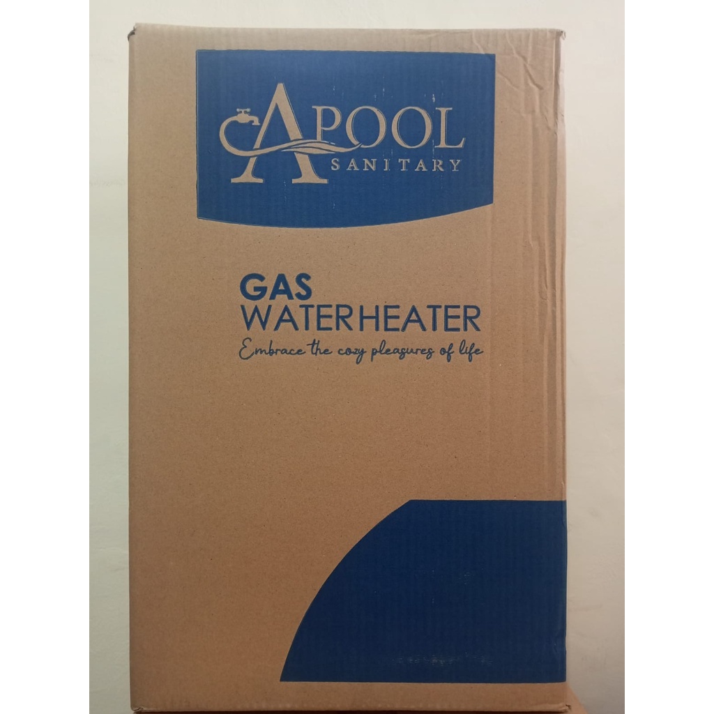 APOLLO APL 18 - 6 LED / 125 - 6 LED WATER HEATER GAS/PEMANAS AIR ORIGINAL