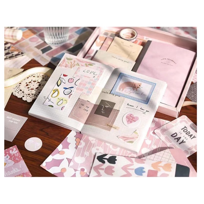 

Journal Kit Set Gift Box - Agenda Lucu - Set Buku Tulis - Journal Set