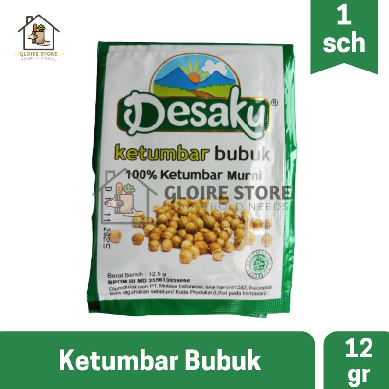 

DESAKU Ketumbar Bubuk, Kunyit Bubuk Sachet 12g (arn)