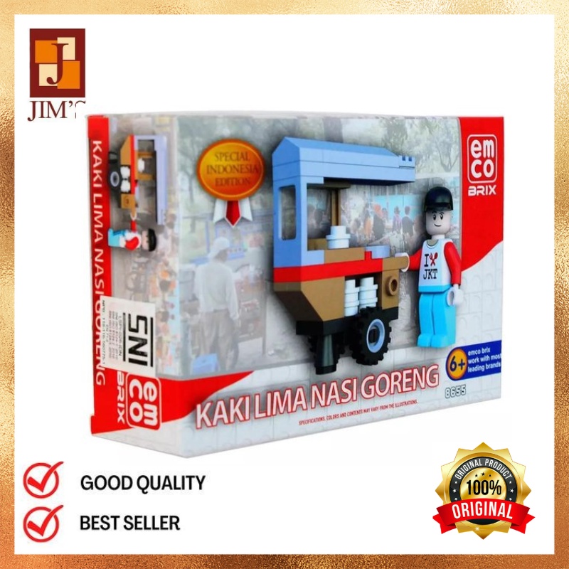 LEGO/Emco Brix Indonesia Serie Kaki Lima Nasi Goreng Edisi
