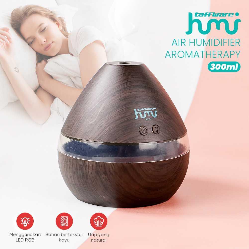 Taffware Air Humidifier Aromatherapy Oil Diffuser Wood 300ml - Humi H218