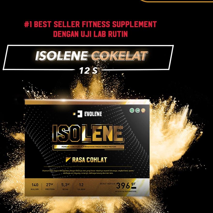 

Termurah | HJ6 | Evolene Isolene 396gr/12 Sachet - Suplemen Fitness - Suplemen Workout - Whey protein isolate