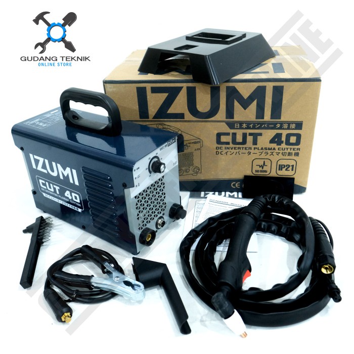 Mesin Las Potong Plat Besi Stainless DC Inverter Plasma Cutter CUT40 IZUMI / Cutting Plasma Welding Mesin Trafo Travo Las CUT 40 IZUMI