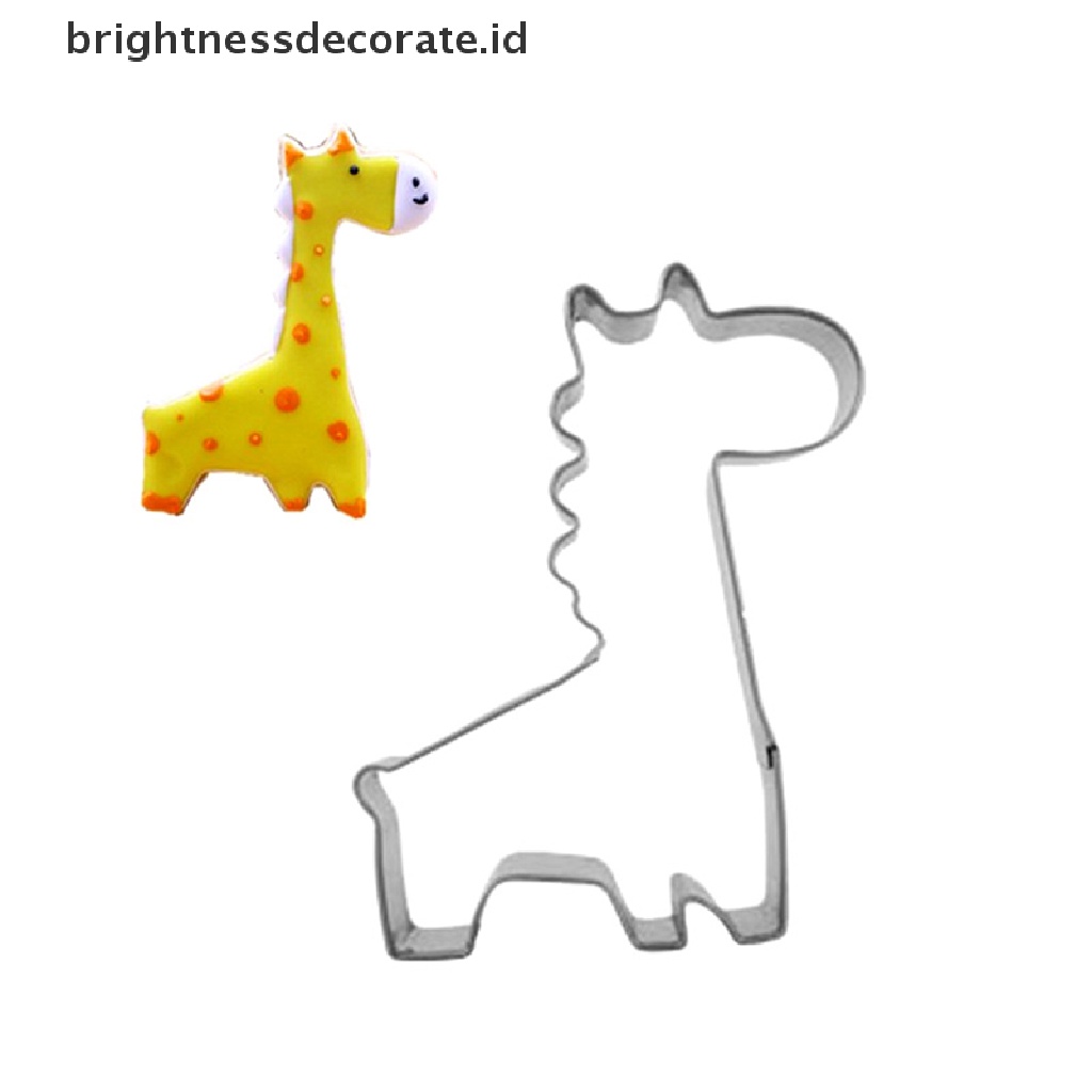 [Birth] Animal Giraffe Cookie Biscuit Cutter Kue Pastry Roti Cetakan Mold Alat Baking [ID]