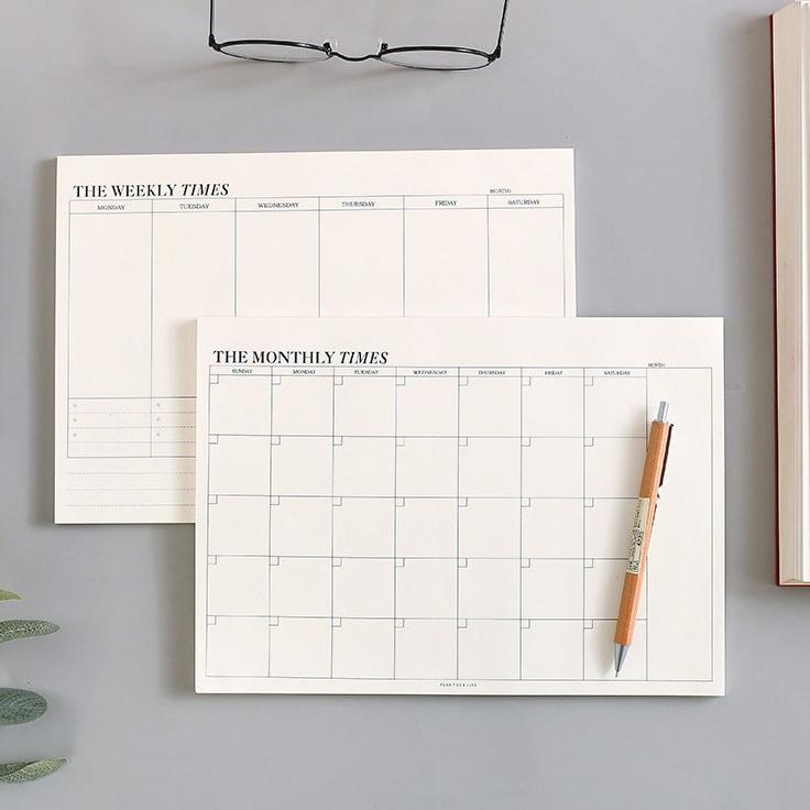 

ス The Times Weekly Monthly Planner Memopad [CREATIV] Terjangkau