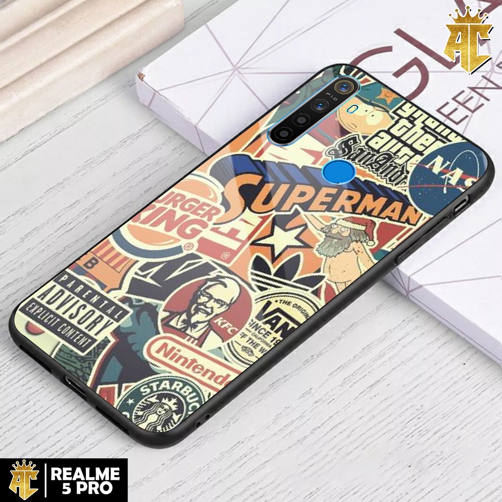Case Realme 5 Pro - Casing Realme 5 Pro Terbaru 2021 AERO CASE [ MRVL ] Silikon Realme 5 Pro -  Case