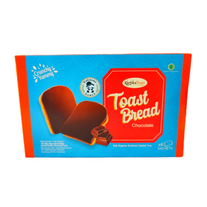 KARTIKA TOAST BREAD CHOCO BOX ISI 6