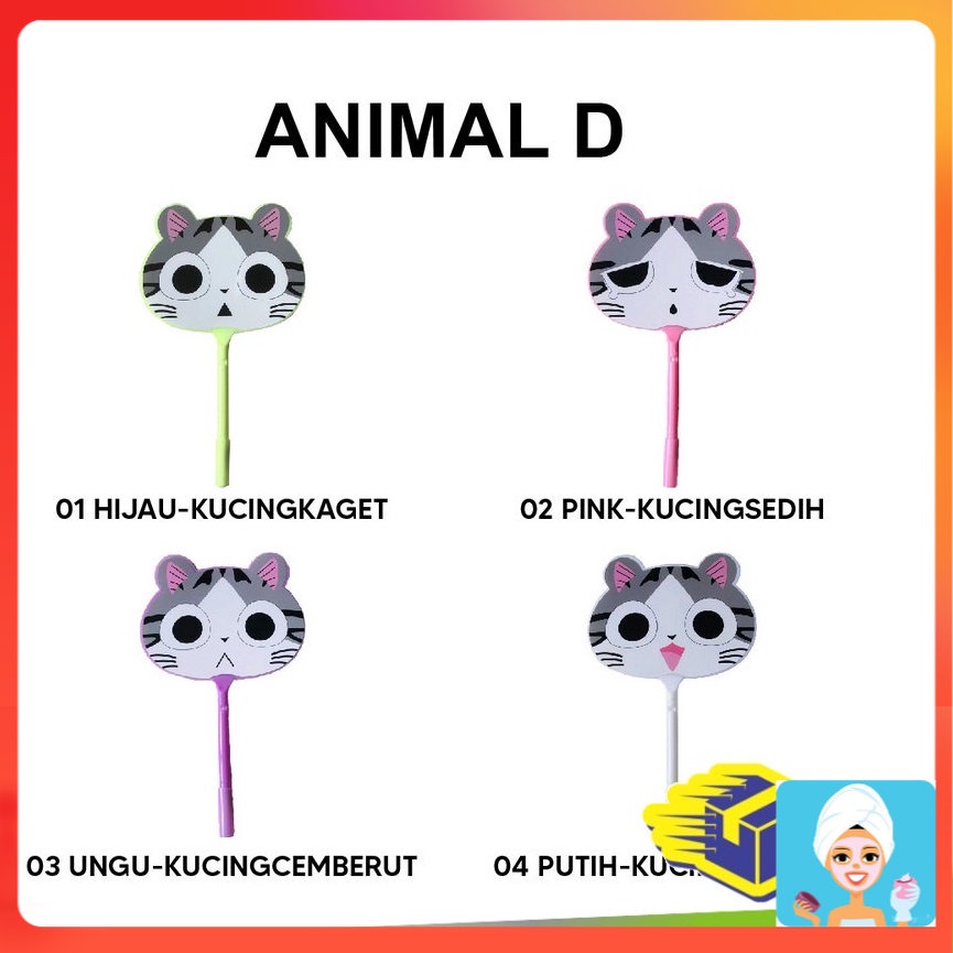 

[ML] PULPEN KIPAS BULAT KUCING LUCU UKURAN BESAR - BALLPOINT BOLPEN PENA KARTUN CHI THE CAT ANIMAL CARTOON KARAKTER