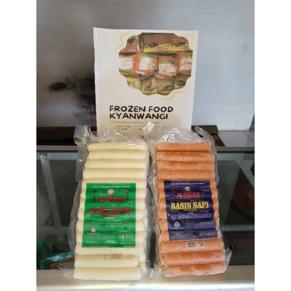 

Sosis sapi mawar 2 varian warna isi 25 500g