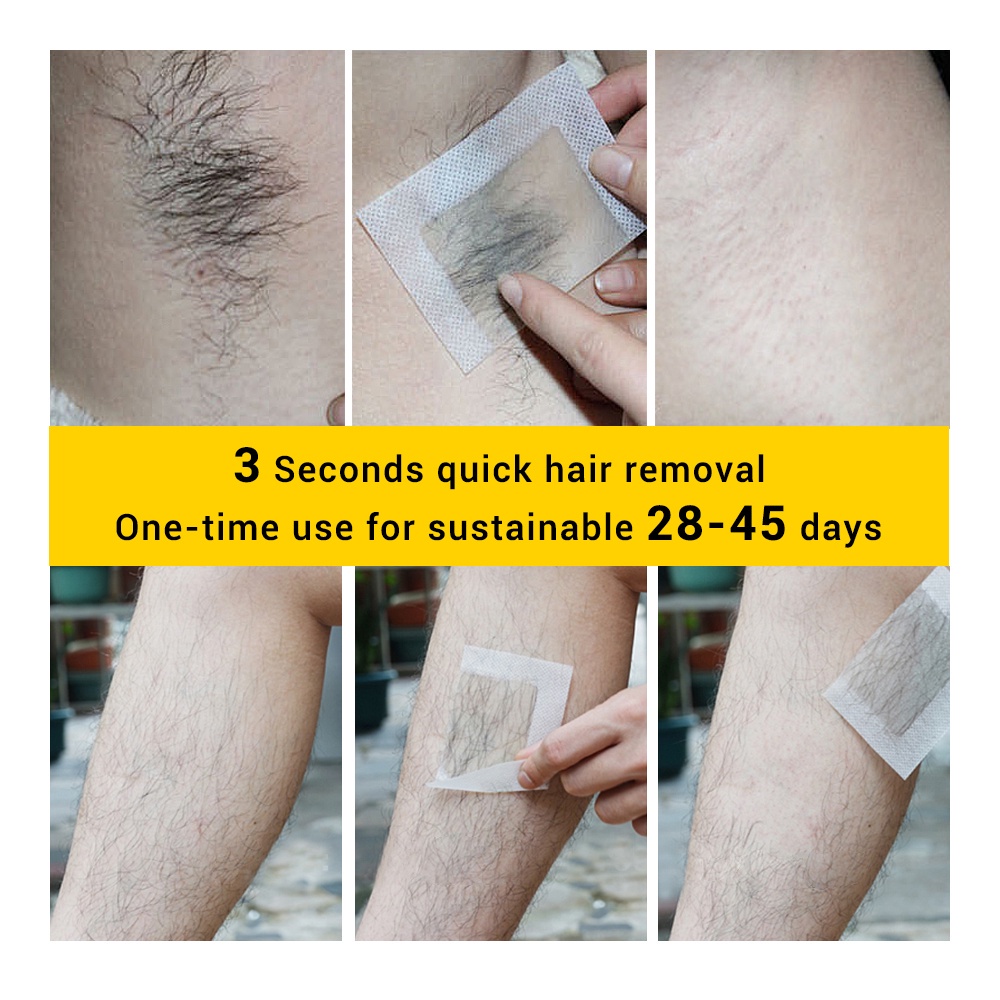 LANBENA Body Wax 10 Pcs Penghilang Bulu Depilatory Strip Betis Ketiak Lengan