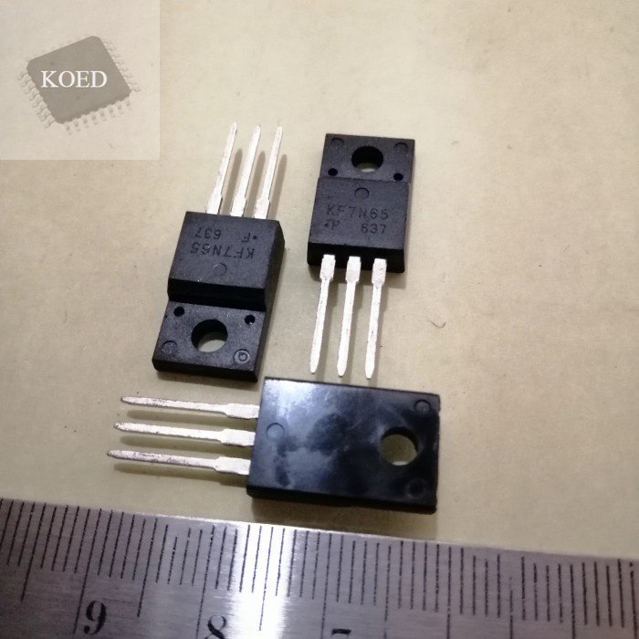 Sparepart KF7N65 KF7N65F KF 7N65 Mosfet N-Ch To-220f 7A 650V Transistor Fet Kualitas terjamin