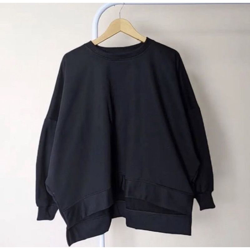 Sweater XXXL OVERSIZE Sweater Oblong Wanita Oversize Bahan Fleece