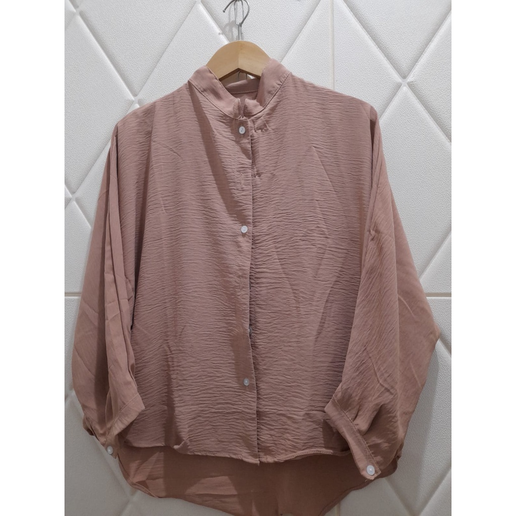 KEMEJA BATWING // BATWING BLOUSE OUTFIT LENGAN BALON / KEMEJA OVERSIZE