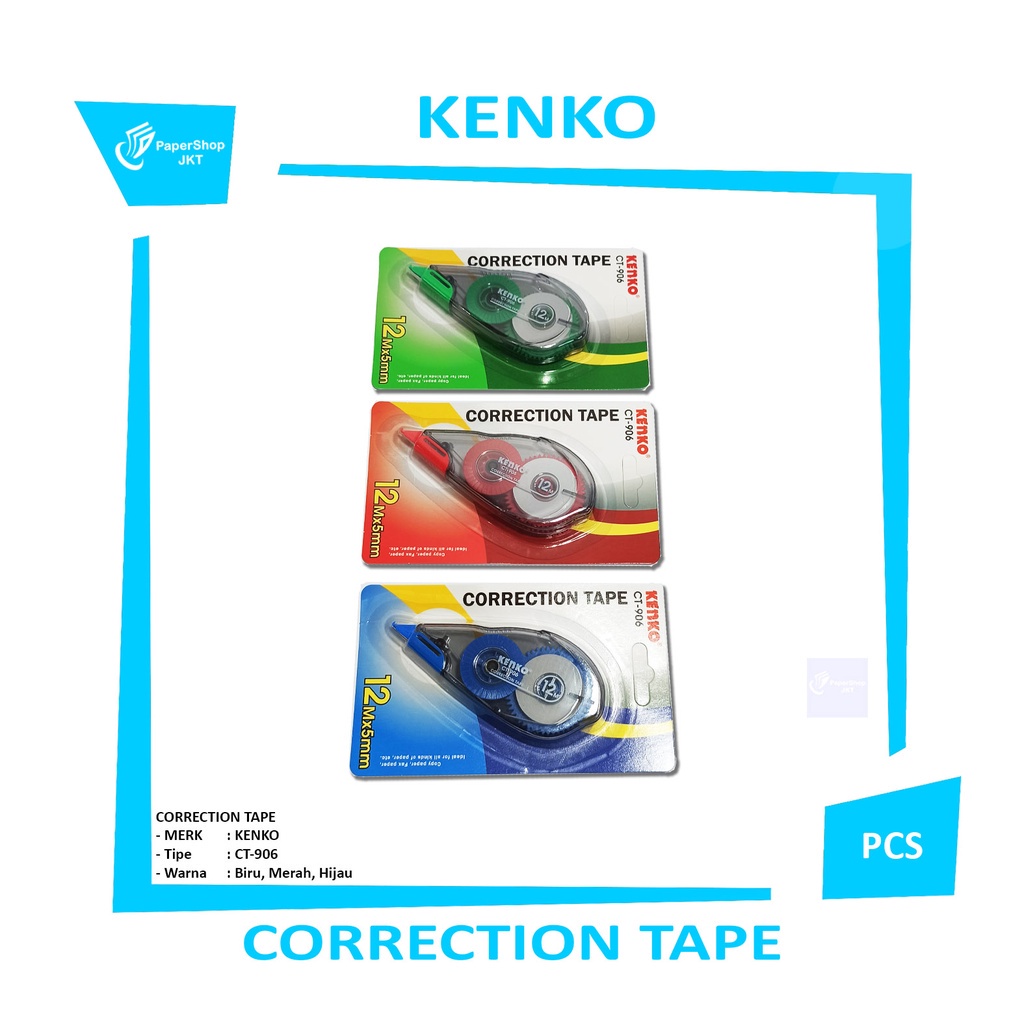 

KENKO - Correction Tape CT-906 12x5M - Pcs