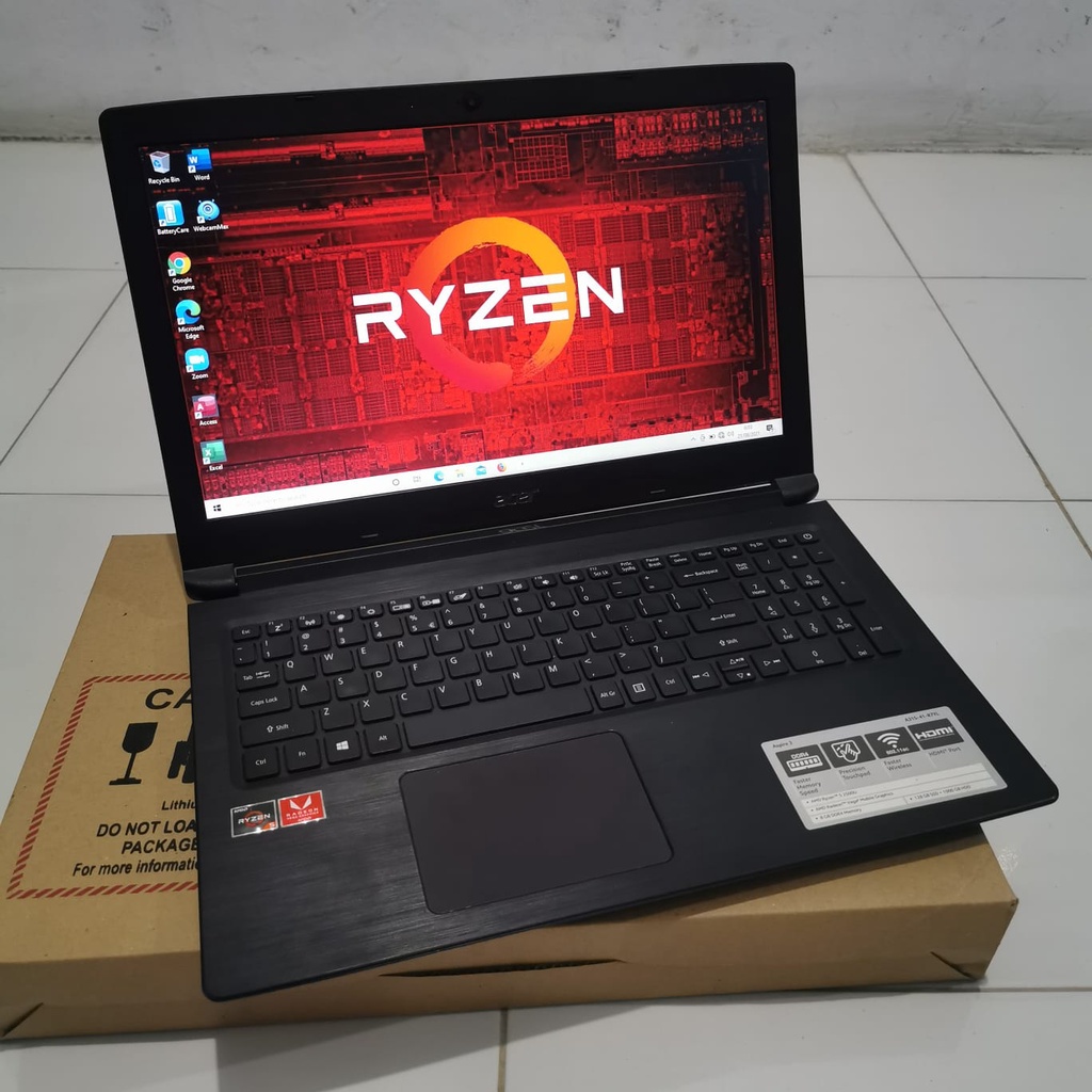 Laptop Acer Aspire A315-41 Amd Ryzen 5-2500U Ram 8/1Tb READYJKT BERGARANSI