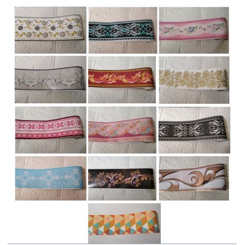 LIS BORDER WALLPAPER DINDING 10Meter x 10Cm READY Part 2