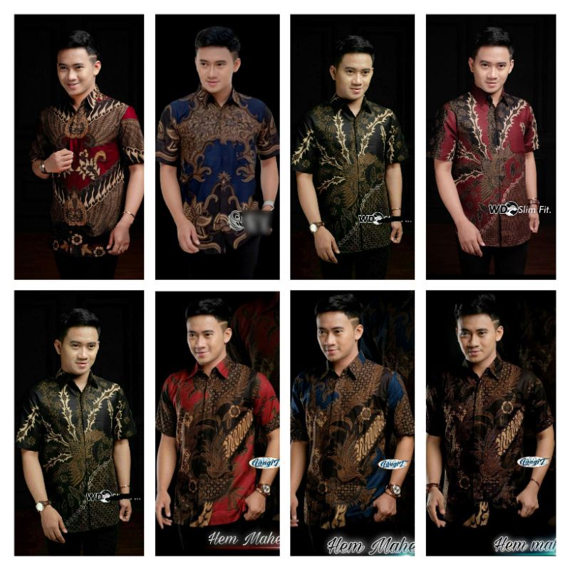 Baju Batik Pria Gus Azmi Syubbanul Muslimin Batik Katun Halus Hadroh Azzahir Hilwa Ala Santri Modern