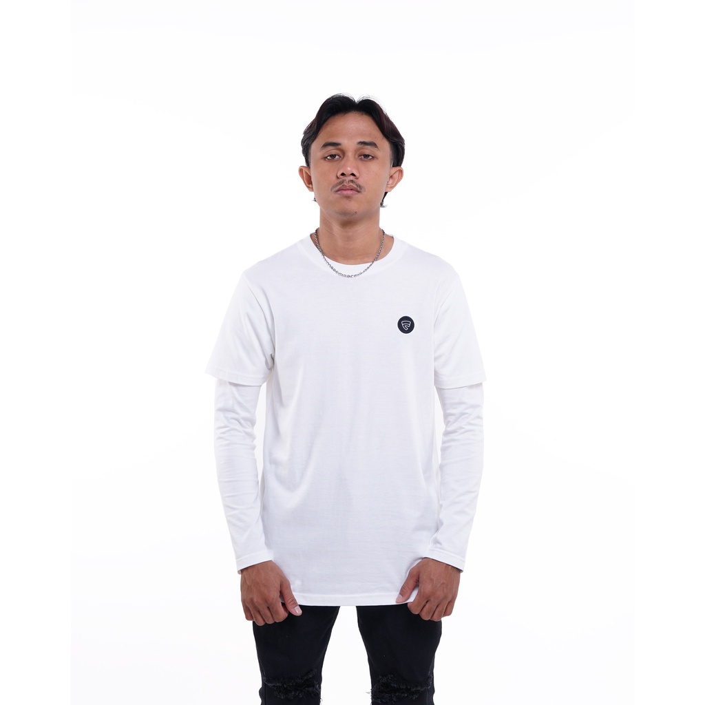 KAOS LENGAN PANJANG FRIDAY KILLER | GEET WHITE LONG SLEEVE