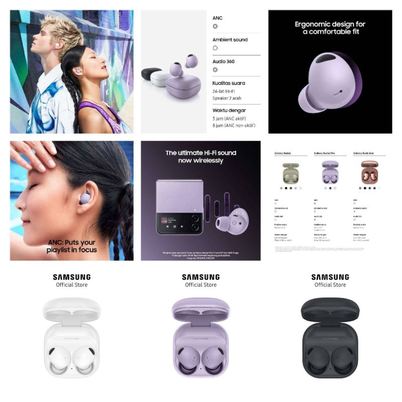 Samsung Galaxy Buds2 Pro True Wireless Earbuds