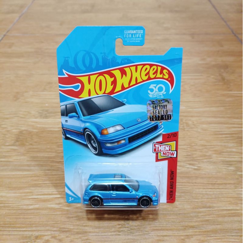 Diecast Hot Wheels 90 Honda Civic EF Blue KMart Factory Sealed FS 2017