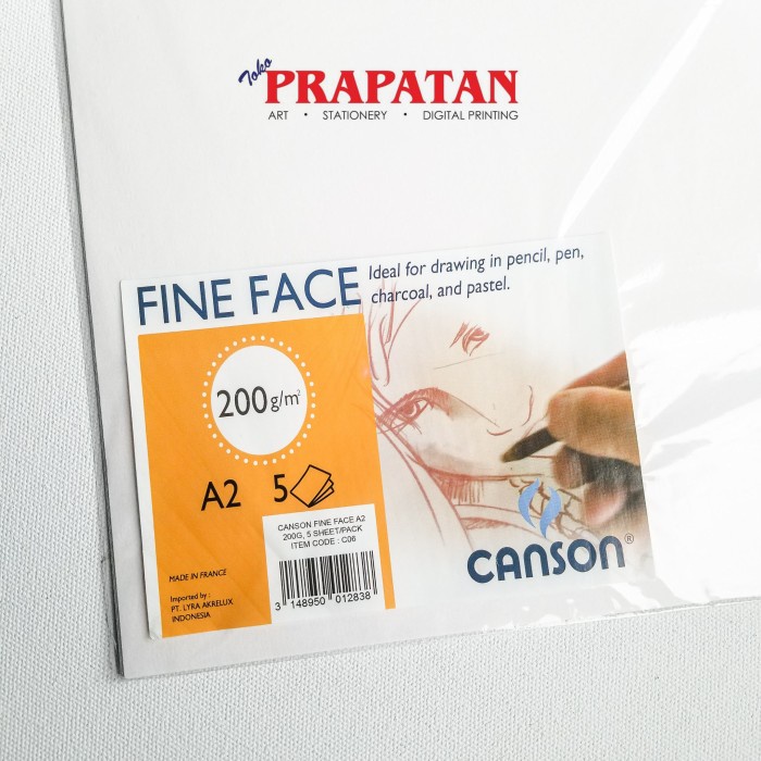 

Buku Gambar Canson Fine Face A2 (200 Gsm)