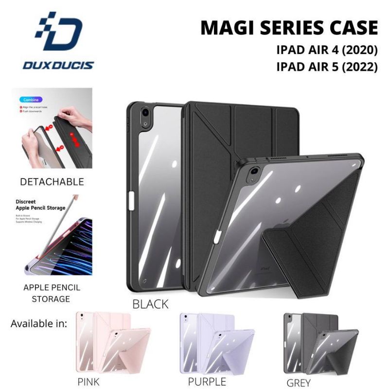 Case iPad Air 5 M1 2022 / Air 4 2020 10.9 Dux Ducis MAGI Series Flip Cover Casing