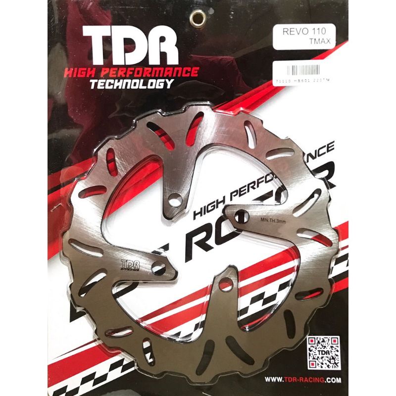 Piringan Disc Cakram Depan TDR racing Original Model T-max Uk-Standar Motor Blade Revo ABS/Revo fit/Revo 110/Supra X 125/pnp