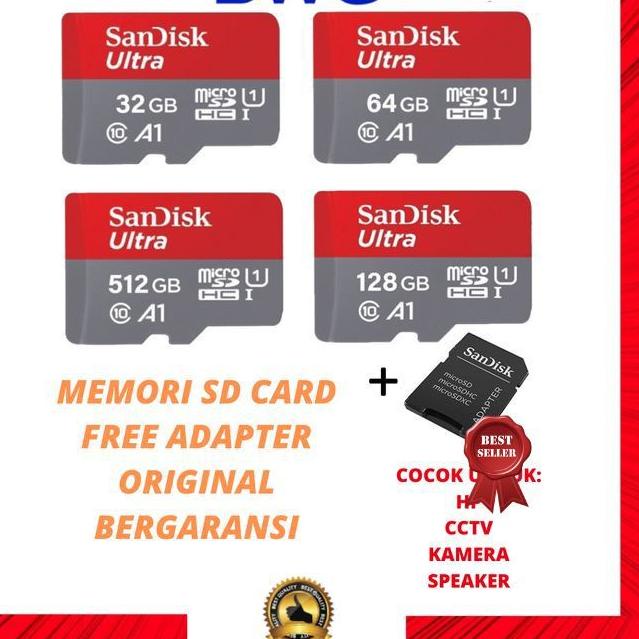 Fast Respon MICRO SD CARD 32GB 64GB 128GB 256GB 512GB / MEMORI CARD HP MICRO