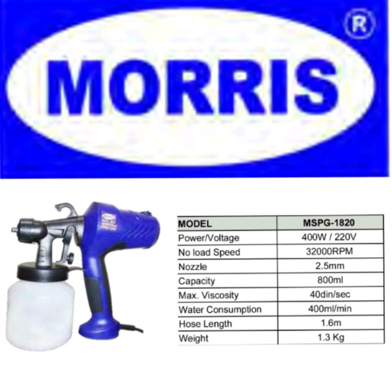 semprotan cat / spray gun listrik morris best quality product