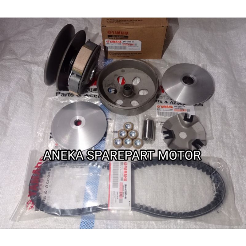 PAKET PULLY ASSY CVT FULL SET CVT MIO M3 MIO Z 125 SOUL GT 125 FINO 125 MIO S