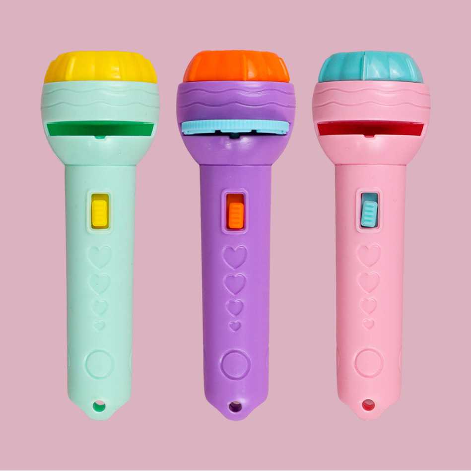 Mainan Senter Anak Bayi Lampu Proyektor Edukasi Flashlight Toys Lucu - F0235