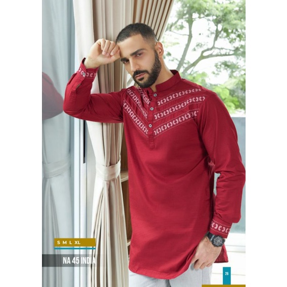 BAJU KOKO NIZAR BORDIR PREMIUM FASHION MUSLIM PRIA (NA 45 INDIA)